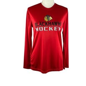 NHL Chicago Blackhawks Kids' Long Sleeve Red T-Shirt XL